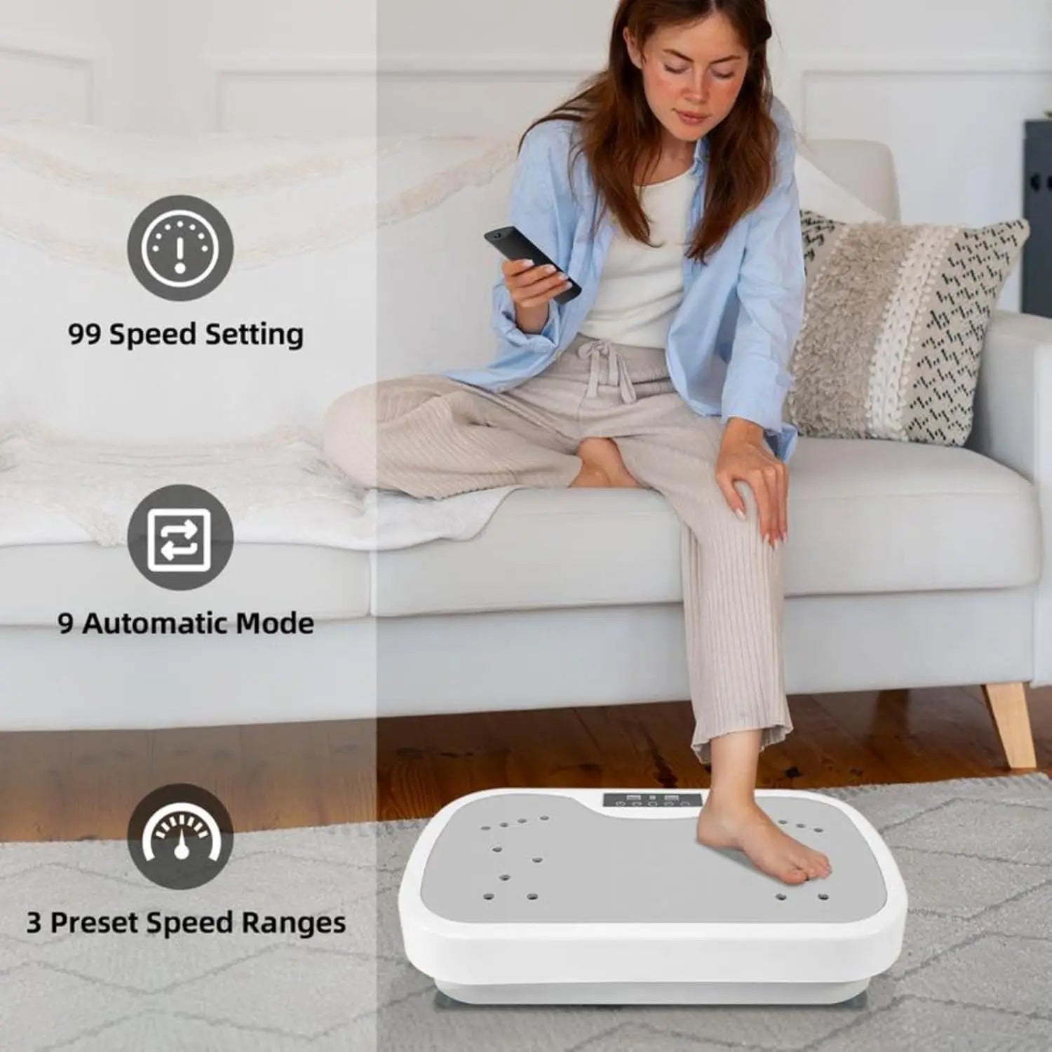 BodyTone™ Home Vibration Platform – Grey