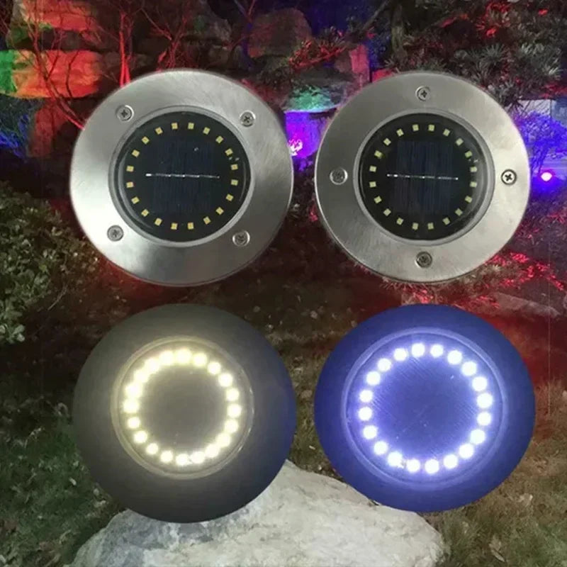 EcoShine™ Solar Yard Disk Lights