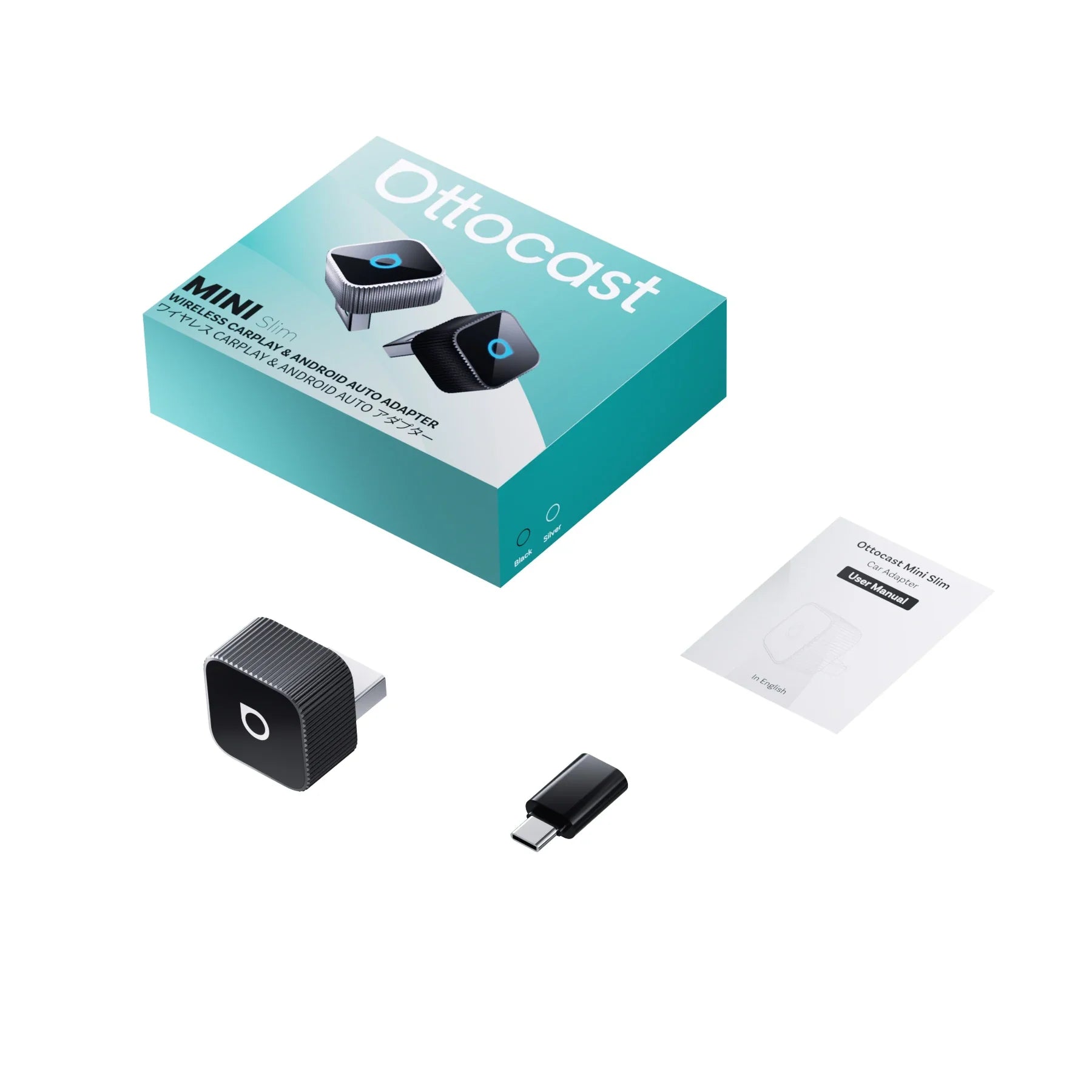 Ottocast™ Mini USB CarPlay Adapter for Cars