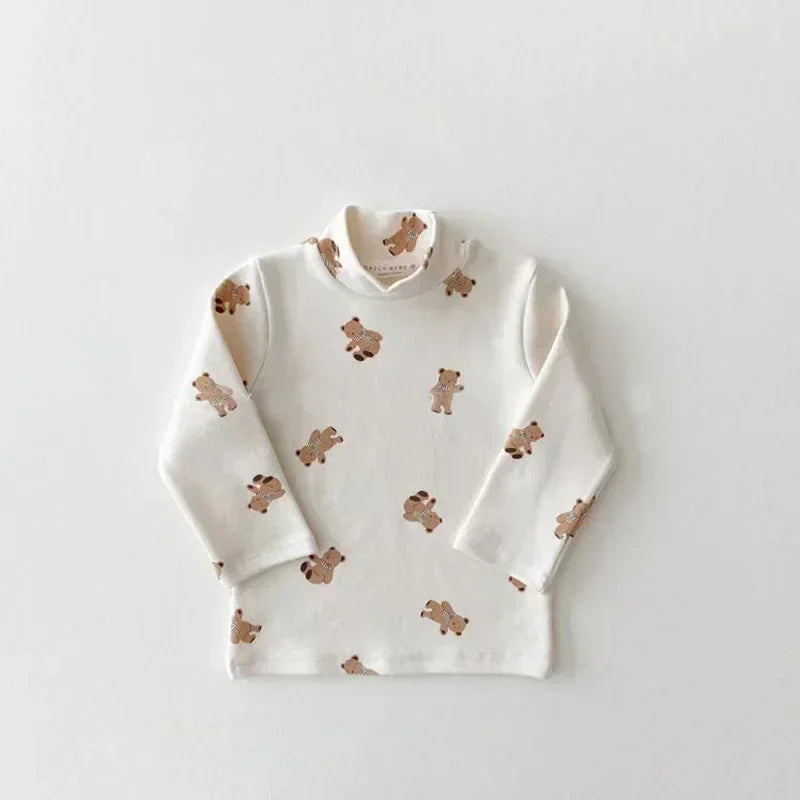 MiniCozy™ Infant Long Sleeve Tee – Soft Winter Casual Shirt