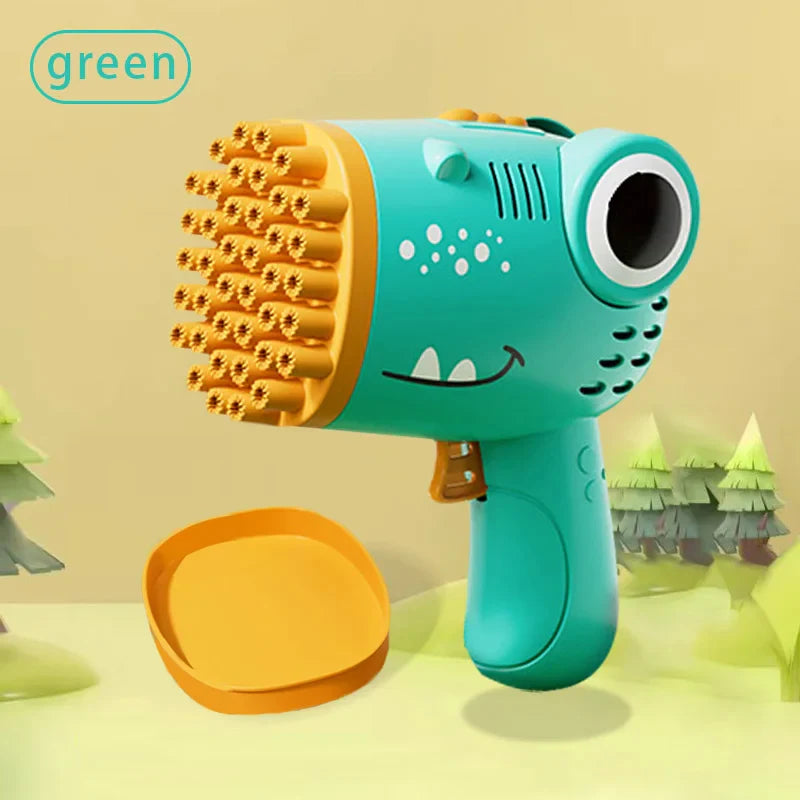 DinoFun™ 40-Hole Bubble Blaster – Electric Bubble Gun Toy