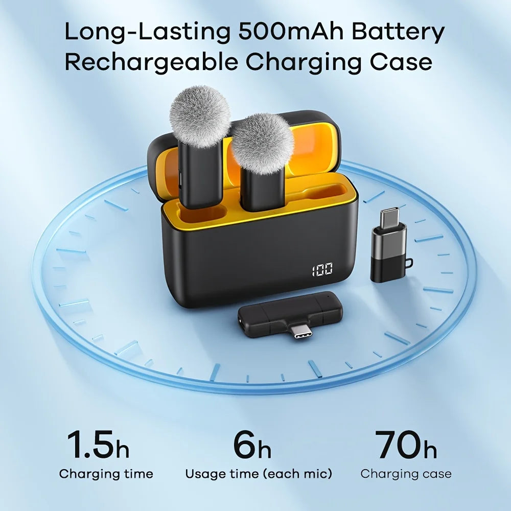 SmartClip™ Wireless Noise-Canceling Mic