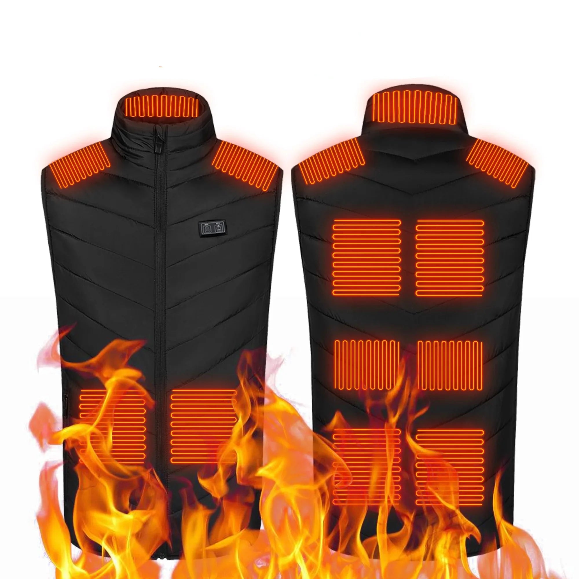 HeatMax™ USB Heated Vest – Outdoor, Sports & Travel Jacket