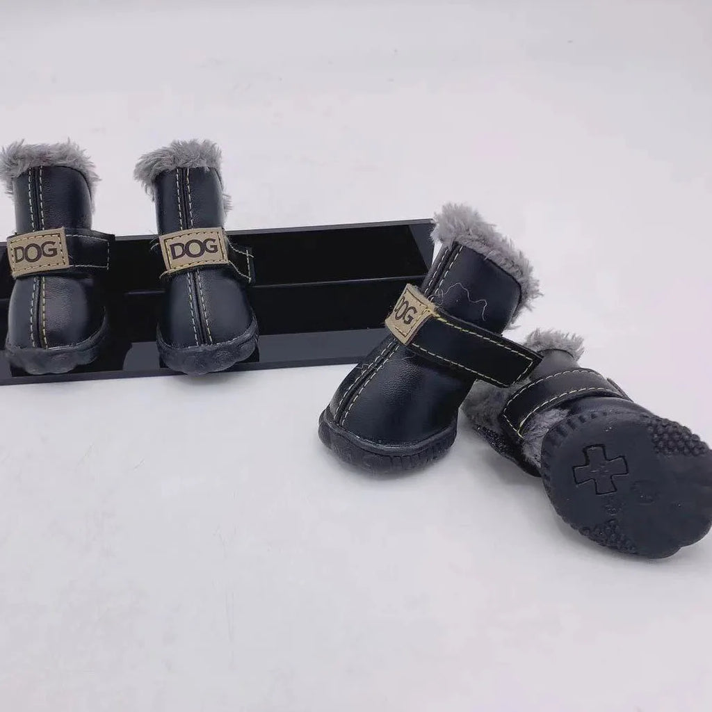 PawComfort™ Waterproof Dog Winter Boots – 4Pcs