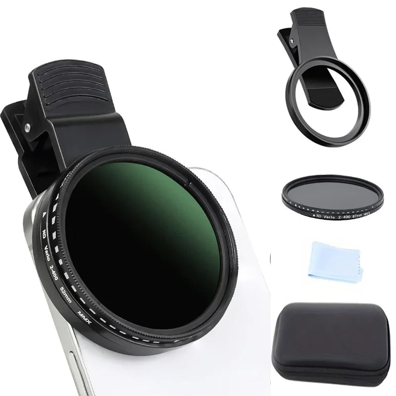67mm Variable ND Filter Kit for iPhone & Android