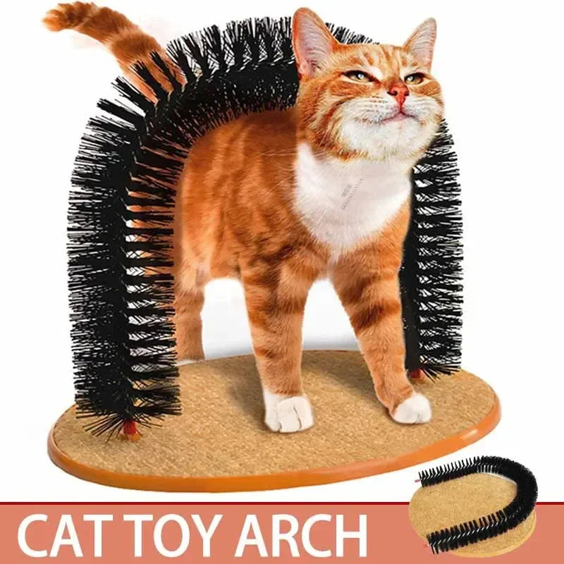 MeowMate™ Cat Massage & Scratch Grooming Arch