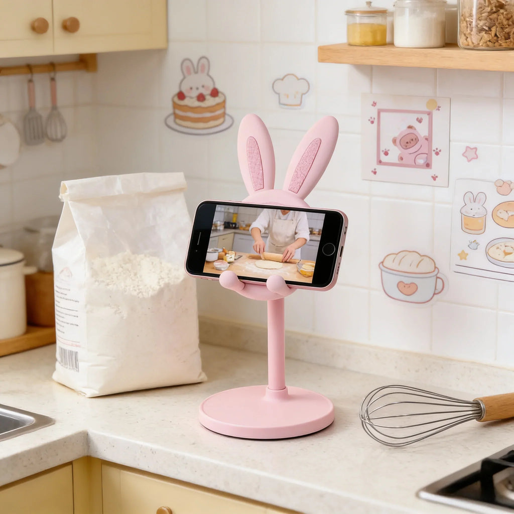 CuteRabbit™ Desktop Phone & Tablet Holder