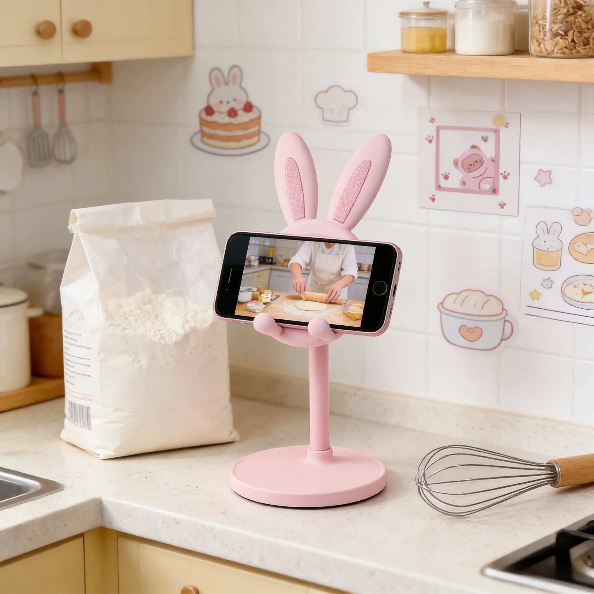 CuteRabbit™ Desktop Phone & Tablet Holder