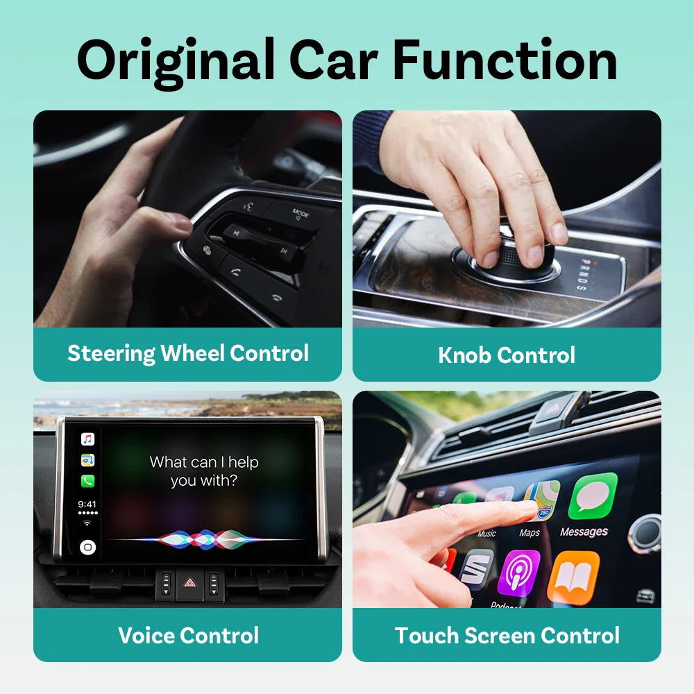 Ottocast™ Mini USB CarPlay Adapter for Cars