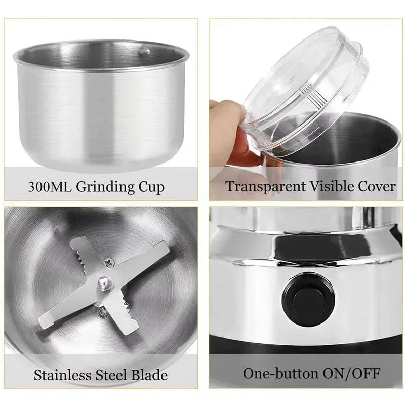 NutriGrind™ Home Coffee & Spice Grinder