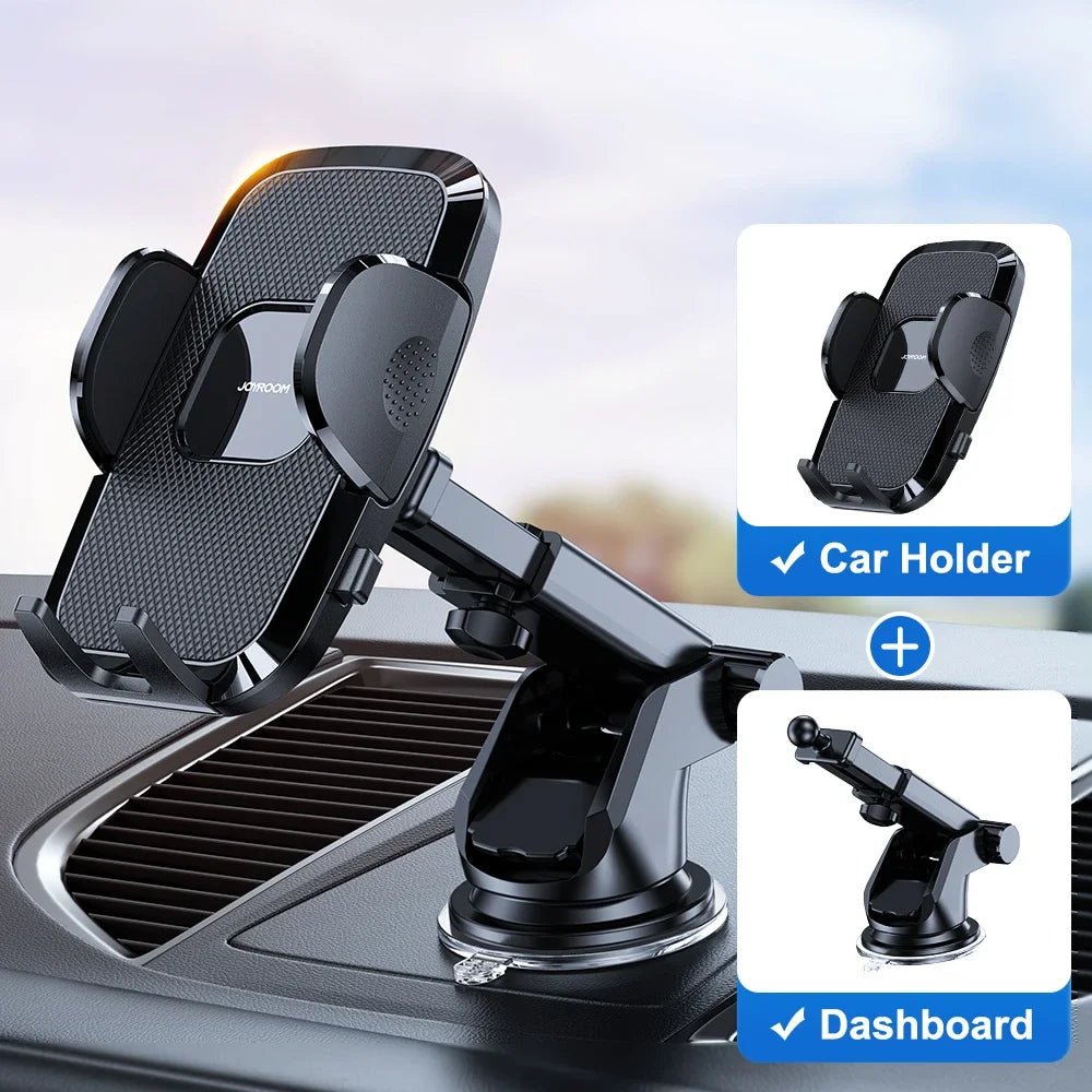 AutoGrip™ 360° Car Phone Mount – Flexible 9in Long Arm, Hands-Free