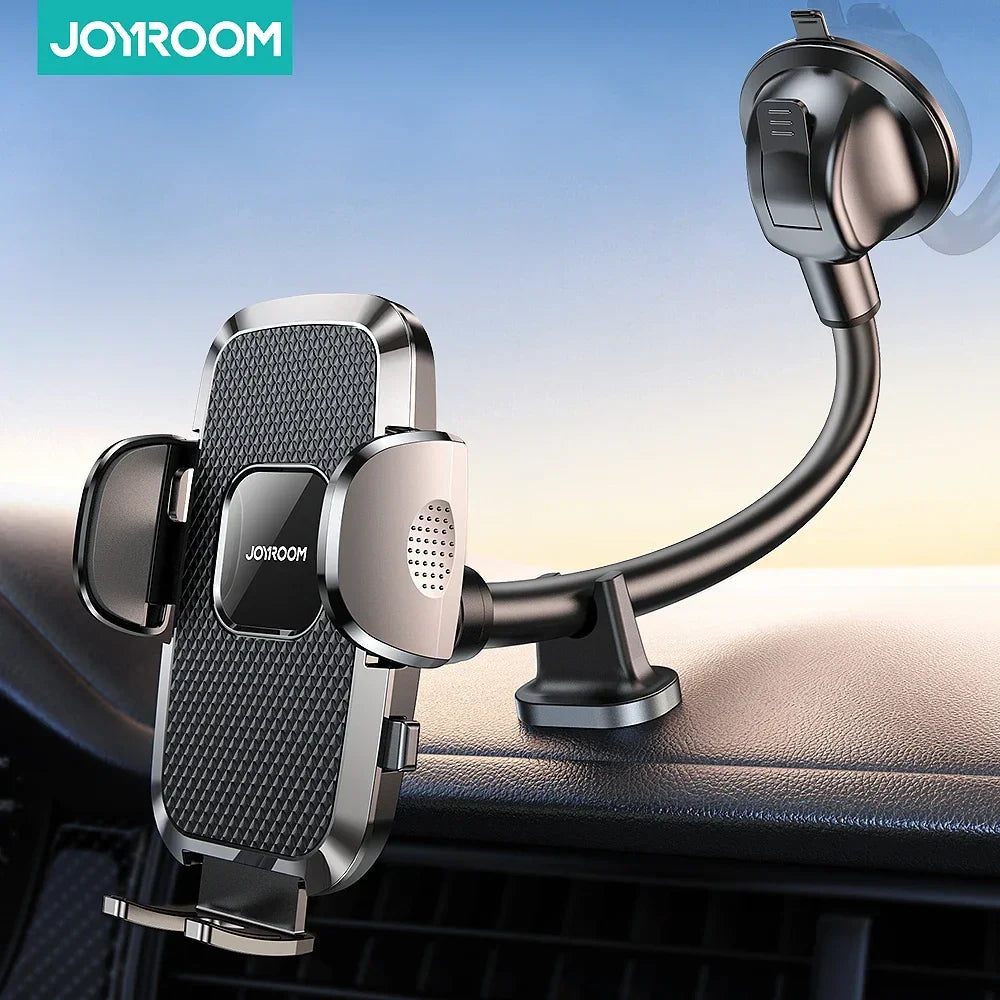 AutoGrip™ 360° Car Phone Mount – Flexible 9in Long Arm, Hands-Free
