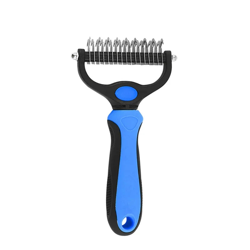 Pet Deshedding Brush Cat Comb Self Cleaning Hair Remover