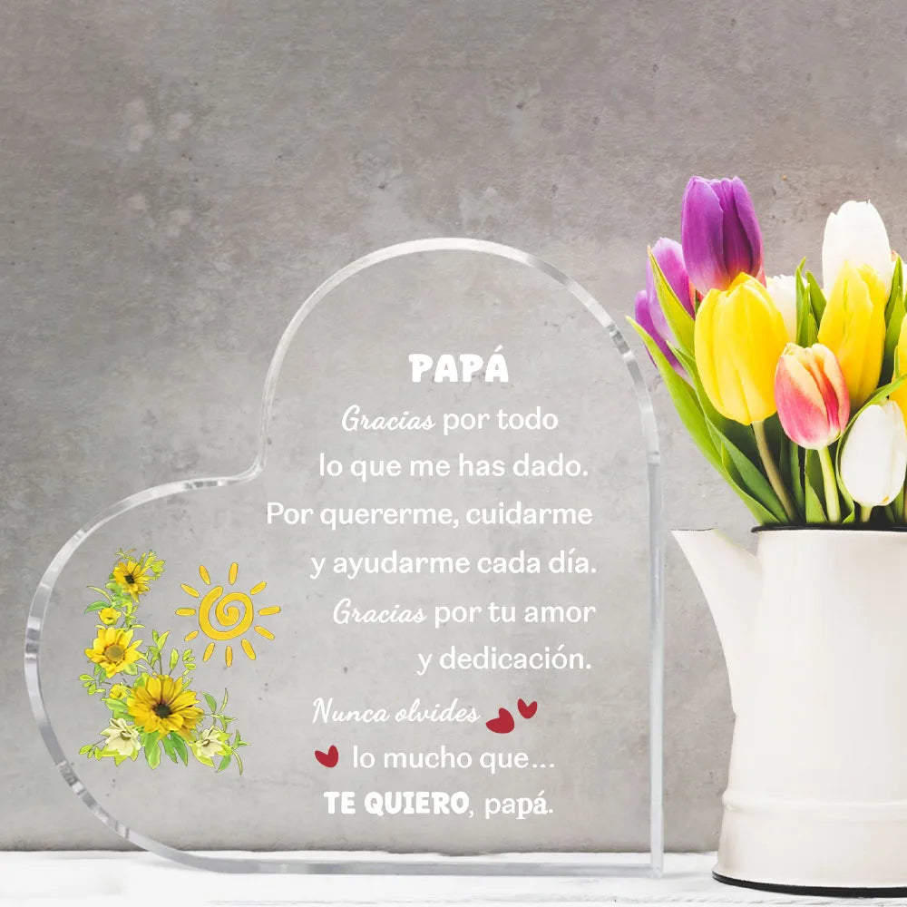 Spanish Dad Acrylic Keepsake