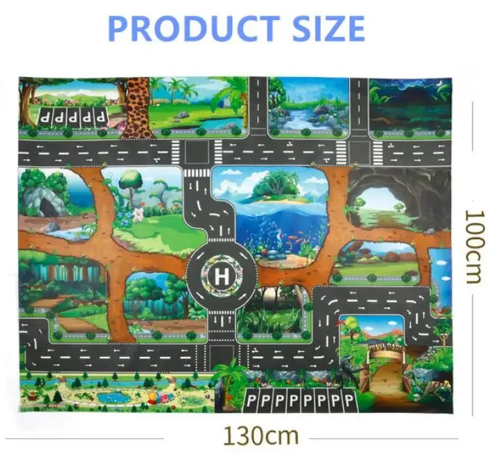 KiddoMap™ Educational Traffic Rug