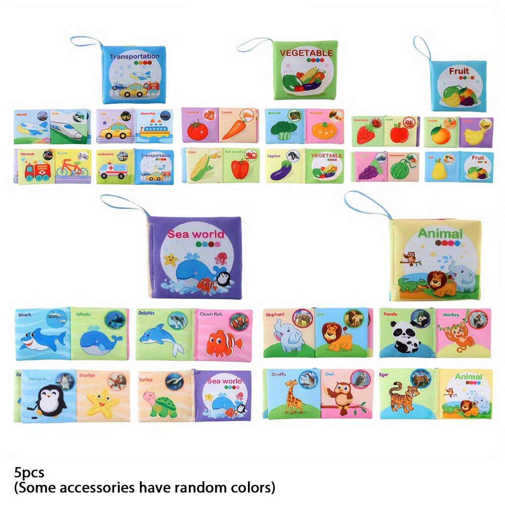 LittleLearners™ BPA-Free Cloth Book Set