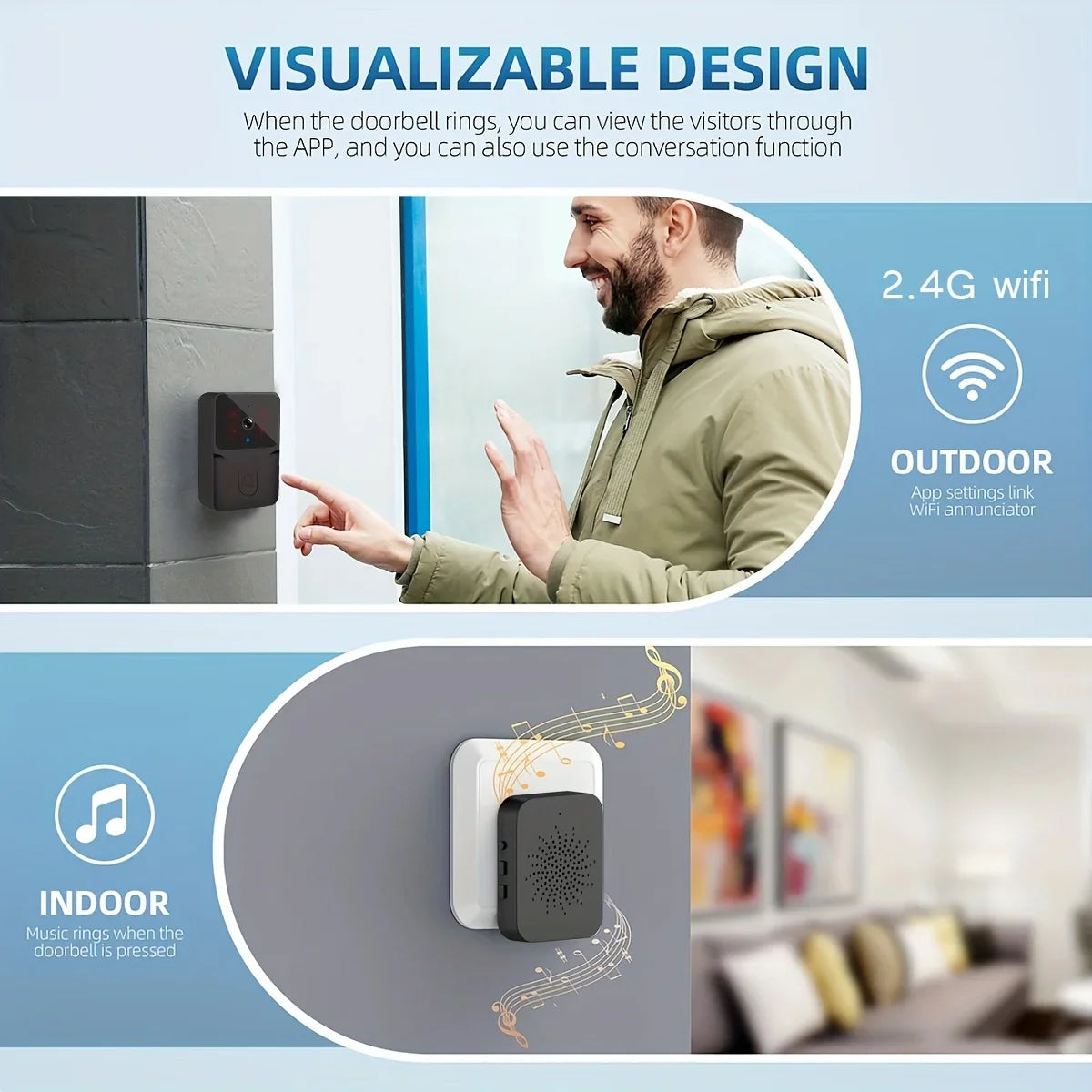 HomeSecure™ WiFi Video Doorbell