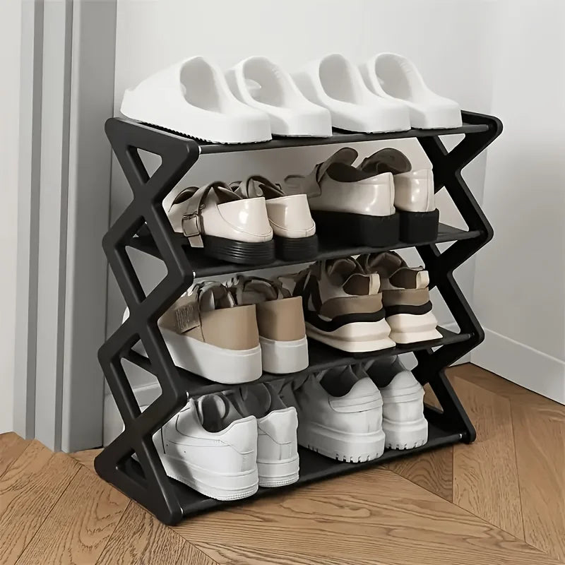 SimpleStack™ Solid Color Shoe Rack