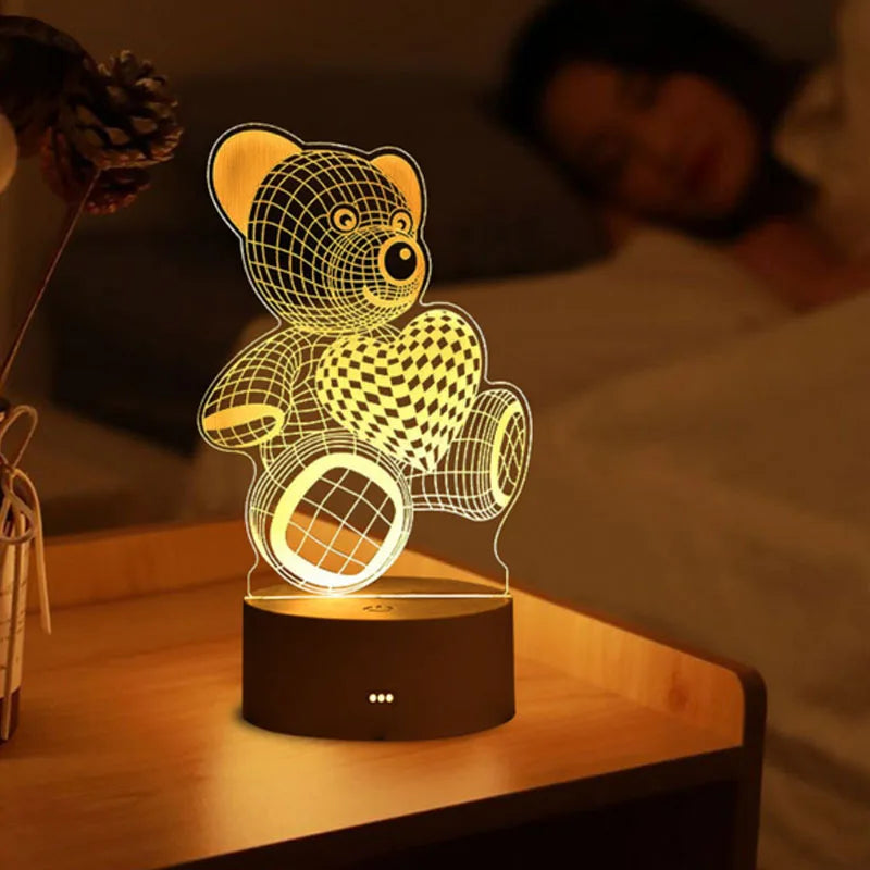 HeartLight™ Romantic 3D LED Lamp