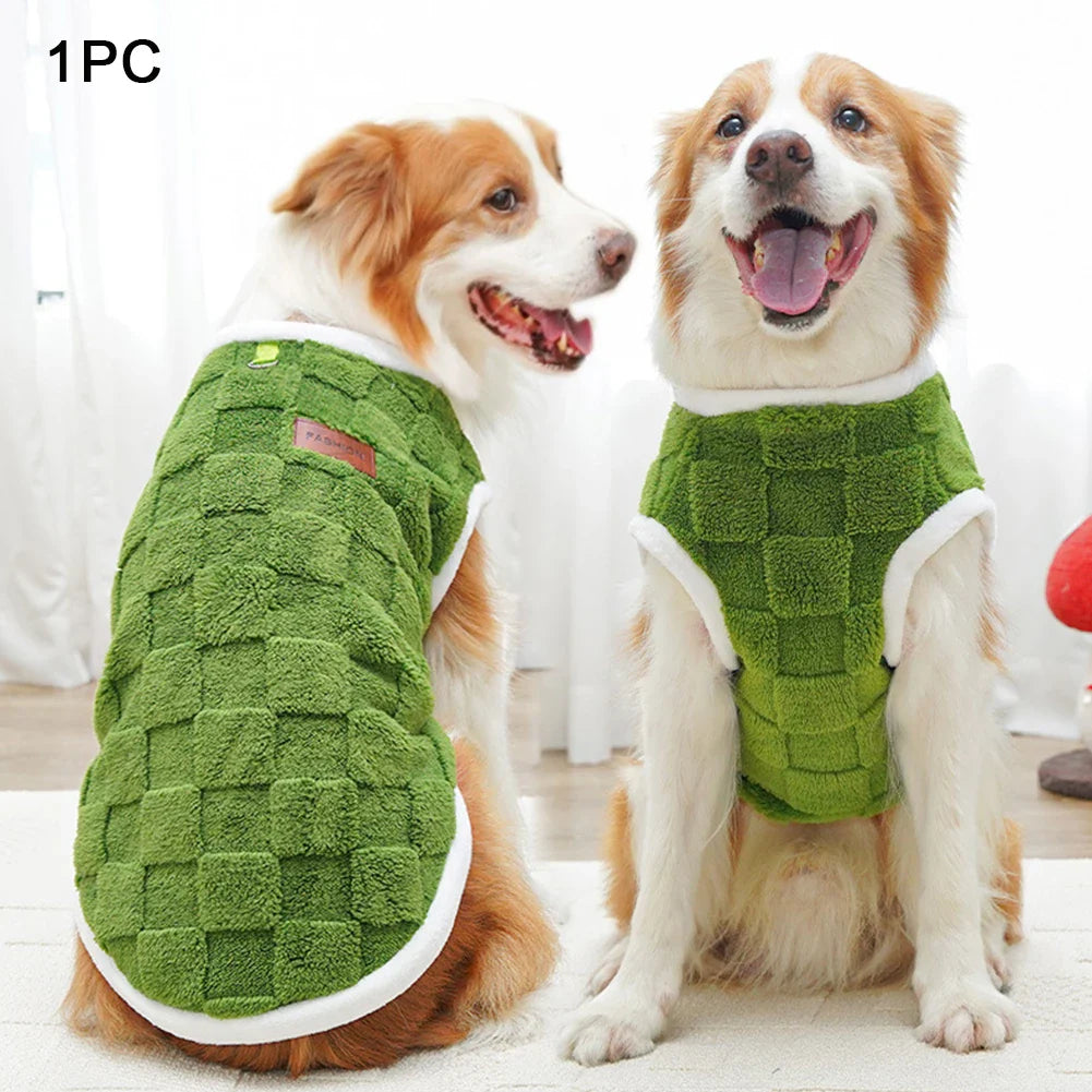 CanineComfort™ Flannel Dog Coat