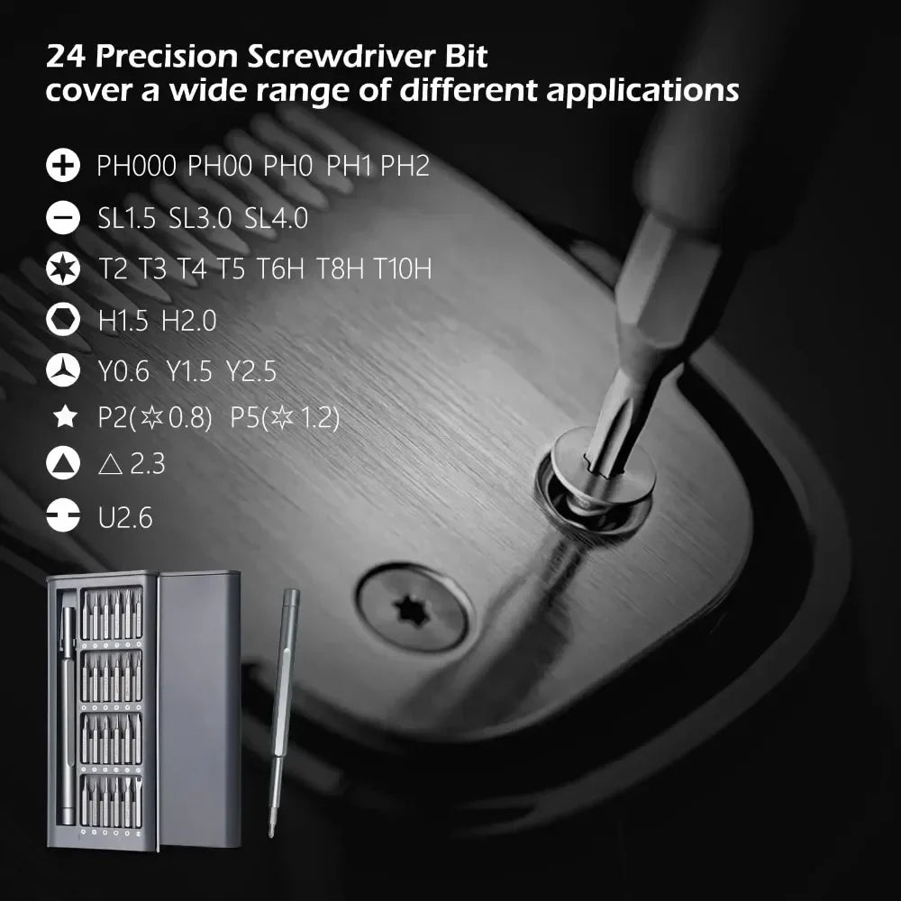 FixMaster™ 25-in-1 Precision Screwdriver Kit