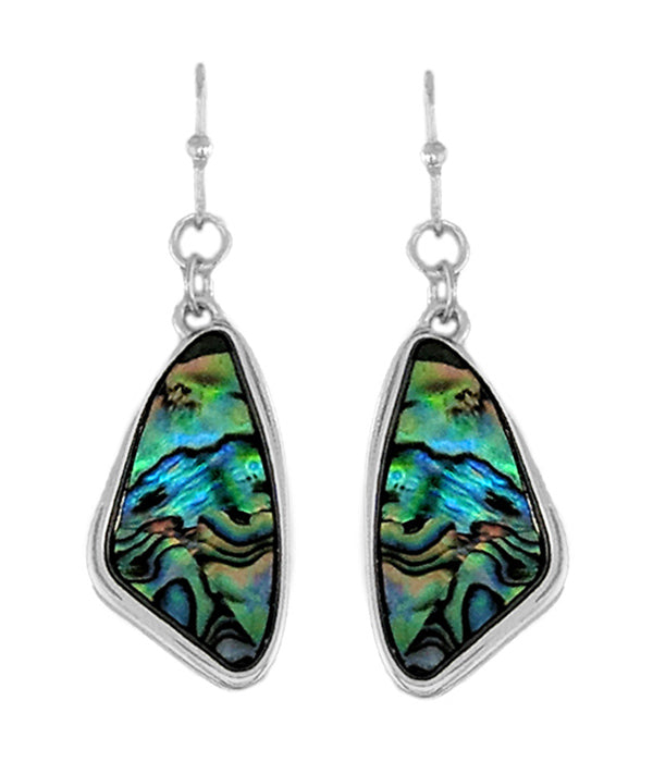 Abalone Earring – Shell Earring in SAV Color Tone